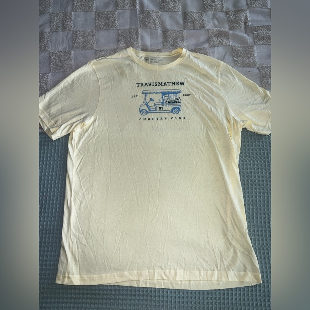 Travis Mathew Tiki Mapes Tee‎ French Vanilla
Size XXL
